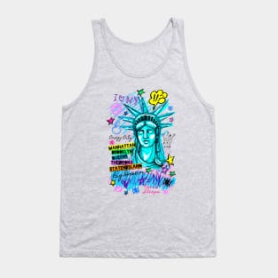 New York city statue liberty Tank Top